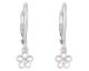 Boucles d'oreilles dormeuses fleurs argent Stepec - aJOUIX