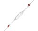 Bracelet identité argent bébé coccinelle Stepec - aJUBIX