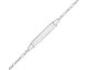 Bracelet gourmette bébé argent Stepec - cOOXIU