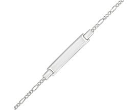 Bracelet gourmette bébé argent Stepec - cOOXIU