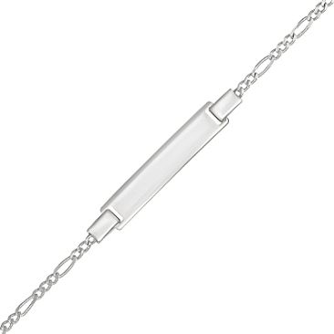 Bracelet gourmette bébé argent Stepec - cOOXIU