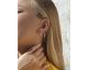 Boucles d'oreilles argent doré & oxydes LINEARGENT - 19351-G-A