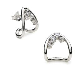Boucles d'oreilles argent & oxydes LINEARGENT - 19673-A
