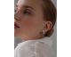 Boucles d'oreilles argent & oxydes LINEARGENT - 19673-A