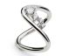 Bague argent & oxydes LINEARGENT - 19673-R