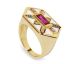 Bague argent & oxydes LINEARGENT - 20328-R
