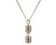 Collier argent doré oxydes LINEARGENT - 20328-PE