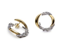 Boucles d'oreilles argent & oxydes LINEARGENT - 20605-A