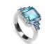 Bague argent & oxydes LINEARGENT - 20679-V-R