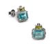 Boucles d'oreilles argent & oxydes LINEARGENT - 20680-V-A
