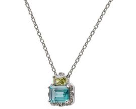 Collier argent & oxydes LINEARGENT - 20680-V-PE