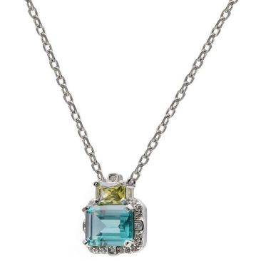 Collier argent & oxydes LINEARGENT - 20680-V-PE