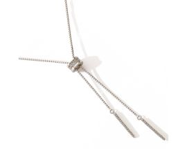 Collier argent oxydes Stepec - cIOTE
