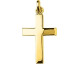 Pendentif croix plaqué or Stepec - 136099