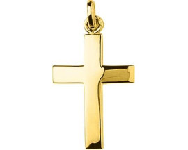 Pendentif croix plaqué or Stepec - 136099