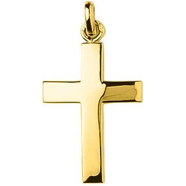 Pendentif croix plaqué or Stepec - 136099