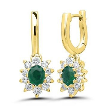 Boucles d'oreilles dormeuses or & saphir(s) Stepec - aielIUOOj em oj