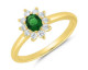 Bague or émeraude & diamant(s) Stepec - AIRL2276J EM OJ