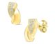 Boucles d'oreilles boutons diamant(s) or Stepec - aQedBPSEXBj dt oj
