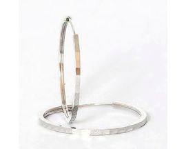 Boucles d'oreilles créoles argent Auro - C40701/BO/55 AG