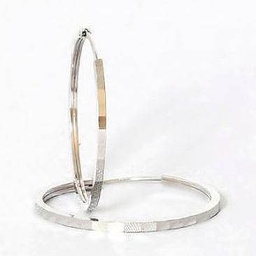Boucles d'oreilles créoles argent Auro - C40701/BO/55 AG