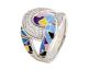 Bague argent oxydes Una Storia - BG14013
