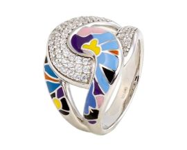 Bague argent oxydes Una Storia - BG14013