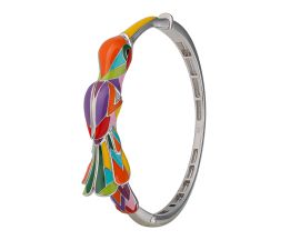 Bracelet rigide argent oxydes Una Storia - JO121228