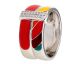 Bague argent oxydes Una Storia - BG14014