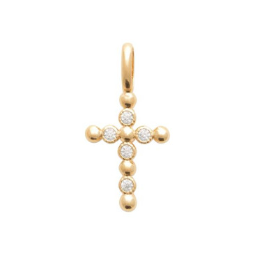 Croix plaqué or et oxydes Stepec - ISSSIBP