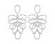 Boucles d'oreilles pendantes acier - JBJUIPP