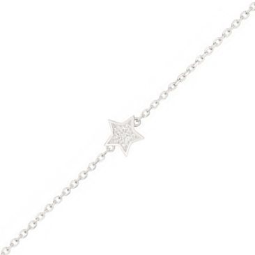 Chaine de cheville argent et oxydes Stepec - 60200002