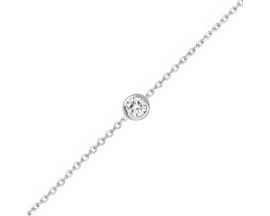 Chaine de cheville argent et oxydes Stepec - 60200003