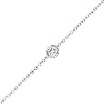 Chaine de cheville argent et oxydes Stepec - 60200003