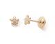 Boucles d'oreilles boutons or Stepec - XUESv
