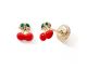 Boucles d'oreilles boutons or Stepec - 6603V