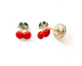 Boucles d'oreilles boutons or Stepec - 6603V