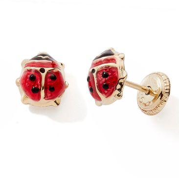 Boucles d'oreilles boutons or Stepec - TOPUv