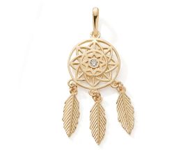 Pendentif attrape rêves or Stepec - nBBIJJ