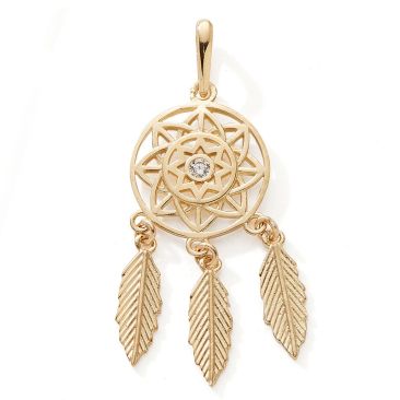 Pendentif attrape rêves or Stepec - nBBIJJ