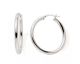 Boucles d'oreilles créoles argent Stepec - cIJBJ