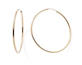 Boucles d'oreilles créoles or Stepec - nBBBJB