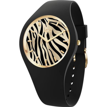 Montre ICE Wild - Black Gold Zebra- Small (37mm) Ice-Watch - 025894