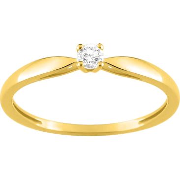 Solitaire or diamant 0.08 carat - QY021JB4