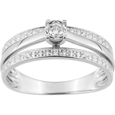 Bague solitaire or diamant(s) - PK016GB4