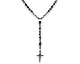 Chapelet Acier & Perles Rochet - HC898503