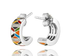 Boucles d'oreilles pendants argent Sienna Una Storia