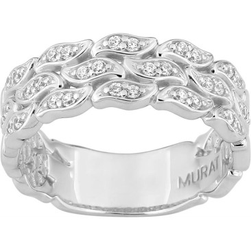 Bague femme argent oxydes Murat
