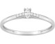 Bague solitaire or 375/1000 (9 Carats) diamants synthétiques 0.10 carat Diamanti