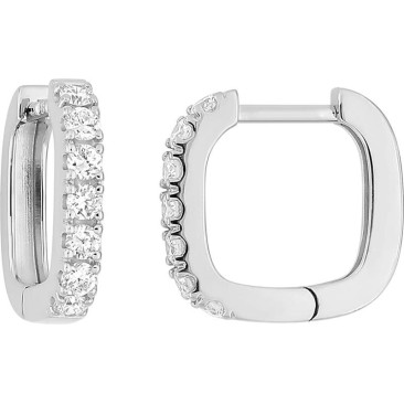 Boucles d'oreilles 375/1000 (9 Carats) diamants synthétiques 0.36 carat Diamanti